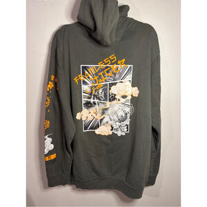 Men's Unbranded Green & Orange Graphic Hoodie XXL